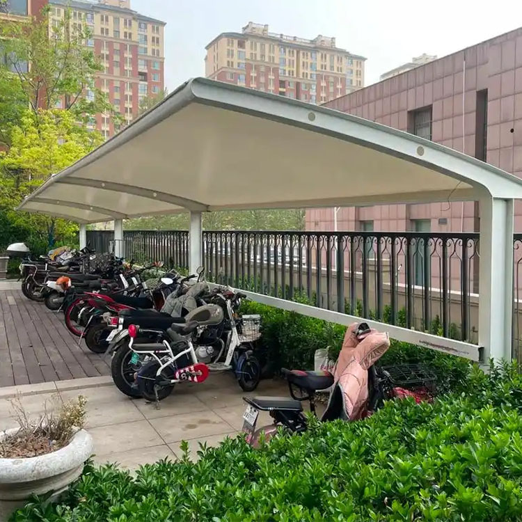 乐业县膜结构电动车棚